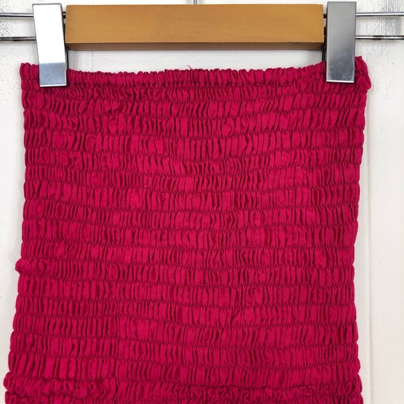 Sea Jewels Scrunch Rayon Tube Top - Picture 2 of 5